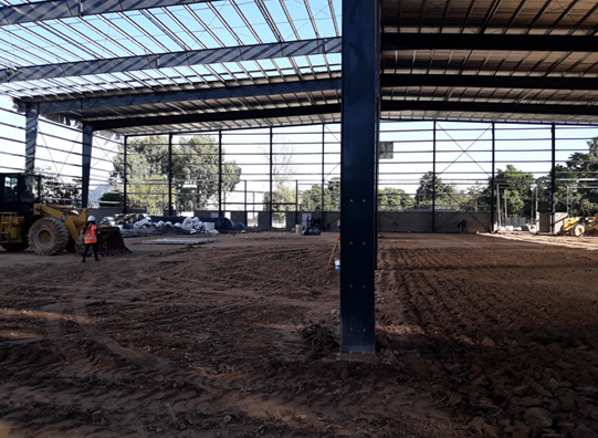 Montaje de naves industriales Haití