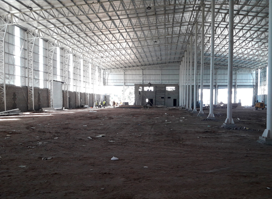 Proyecto Montaje de nave industrial Volta