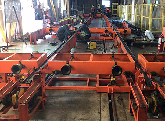 Proyecto trim split en planta de montaje y planta de pintura.