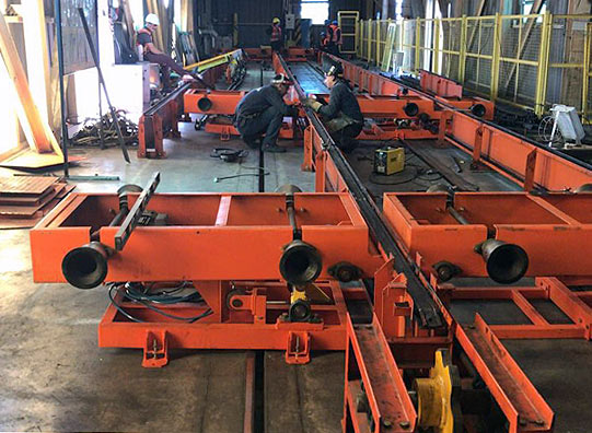 Proyecto trim split en planta de montaje y planta de pintura.